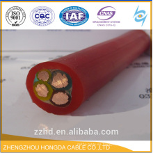 H07RN-F Cable / Conductor de cobre trenzado flexible + aislamiento de caucho + chaqueta de neopreno